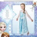 Abito Elsa Deluxe Tg M 5/6 anni - Rubie's