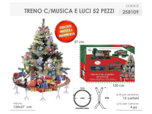 Treno con Musica e Luce 130 cm - Agrusti