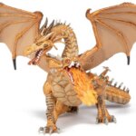 Drago a 2 Teste Dorato - Papo
