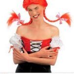 Parrucca Naughty Girl con Trecce - Widmann