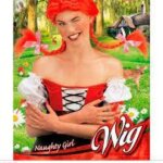 Parrucca Naughty Girl con Trecce - Widmann