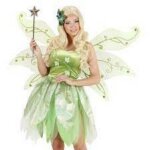 Maxi Ali Glitter Verdi con Gemme - Widmann