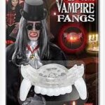 Denti Da Vampiro con Luce Led Rossa - Widmann
