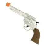 Pistola Cowboy Argento Metallizzato - Widmann