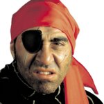 Set Pirata con Benda e Orecchino - Widmann