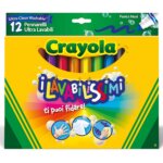 12 Pennarelli Lavabilissimi Punta Maxi - Crayola