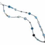 Phone Strap Azzurro con Nappa - Panini