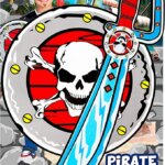 Set Sciabola e Scudo Pirata - Widmann