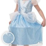 Abito Cenerentola Glitter 7 - 8 Anni - Rubie ' s