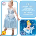 Abito Cenerentola Glitter 7 - 8 Anni - Rubie ' s