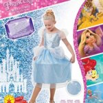 Abito Cenerentola Glitter 7 - 8 Anni - Rubie ' s