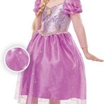 Abito Rapunzel Glitter 7 - 8 Anni - Rubie ' s