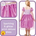 Abito Rapunzel Glitter 7 - 8 Anni - Rubie ' s