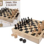 Dama Scacchi Tria Legno - Teorema