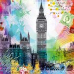 500 zp London Postcard - Ravensburger