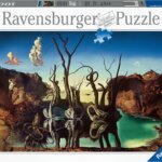 1000 pz Dalì Cigni che Riflettono Elefanti - Ravensburger
