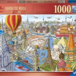 1000 pz Il Giro del Mondo in 80 Giorni - Ravensburger