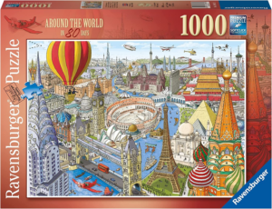 1000 pz Il Giro del Mondo in 80 Giorni - Ravensburger