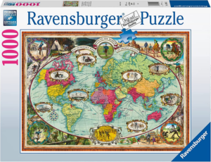 1000 pz Giro del Mondo in Bicicletta - Ravensburger