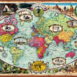 1000 pz Giro del Mondo in Bicicletta - Ravensburger