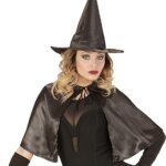 Set Strega con Mantellina e Cappello - Widmann