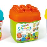 Secchiello Clemmy 20 Mattoncini - Clementoni