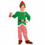 Abito Elfo Aiutantedi Babbo Natale 116 cm 4/5 anni - Widmann