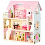 Casa Legno Bambole Rosa - ITN La Giraffa