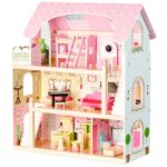 Casa Legno Bambole Rosa - ITN La Giraffa