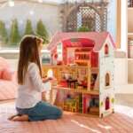 Casa Legno Bambole Rosa - ITN La Giraffa