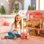 Casa Legno Bambole Rosa - ITN La Giraffa