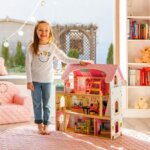 Casa Legno Bambole Rosa - ITN La Giraffa