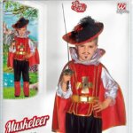 Abito Moschettiere 116 cm 4/5 anni - Widmann