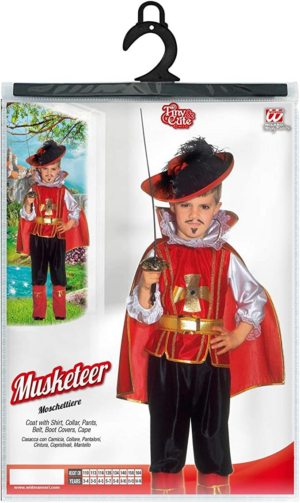 Abito Moschettiere 116 cm 4/5 anni - Widmann