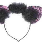 Orecchie Leopardo Rosa Strass - Widmann