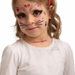 Decorazioni Adesive Viso Gattina - Carnival Toys