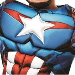 Abito Capitan America Deluxe Bambino Tg.M 5/6 anni - Rubie' s