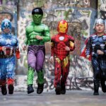Abito Capitan America Deluxe Bambino Tg.M 5/6 anni - Rubie' s