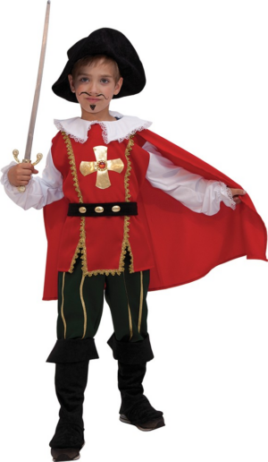 Abito Moschettiere del Re 7/8 Anni - Fancy Magic