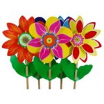 Girandola fiore cm 25 col ass - Giobas