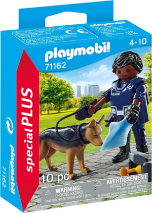 71162 Agente con Cane Poliziotto - Playmobil