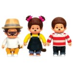 Monchichi Set 3 Pers - Rocco Giocattoli