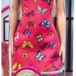 Barbie Abito Rosa Farfalle - Mattel