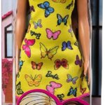 Barbie Abito Giallo Farfalle - Mattel
