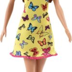Barbie Abito Giallo Farfalle - Mattel