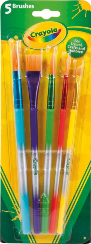 5 Pennelli Col. Ass. - Crayola