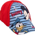 Cappellino con Visiera Topolino Rosso - Sun City
