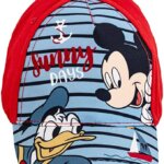 Cappellino con Visiera Topolino Rosso - Sun City