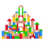 Fusto Blocchi 100 pz in Legno - Tooky Toy