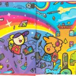 Agenda 16 M Medium Scottecs Rainbow 23/24 - Comix